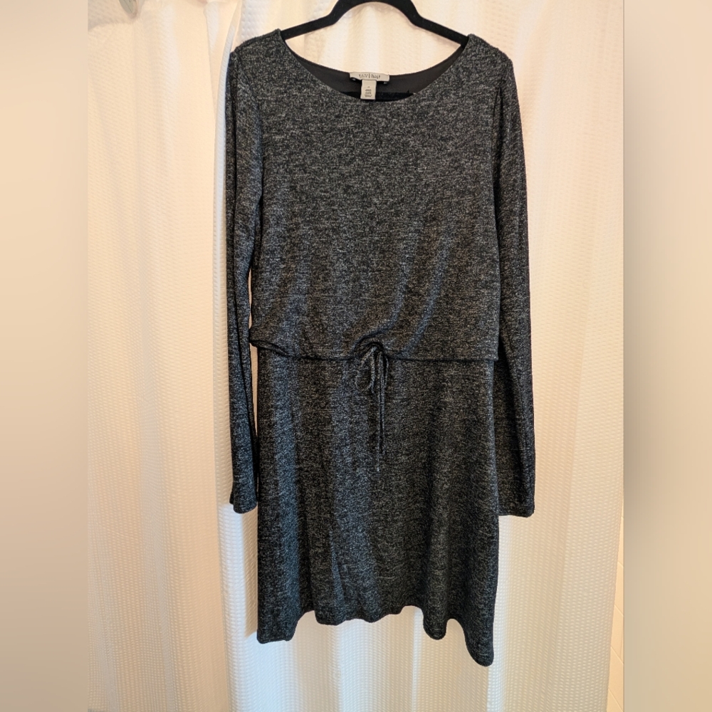 Gray Long Sleeve Dress